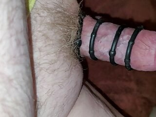 Jerking And Playing With My Little Erection And Tied Nutsack free video