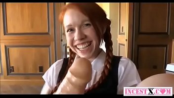 Redhead Masturbates With Big Toys - More In X.com free video