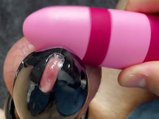 Pov Teasing Cock In Chastity Cage With Vibrator No Cumshot free video